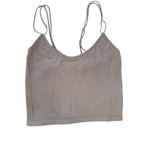 Zara light purple crop top